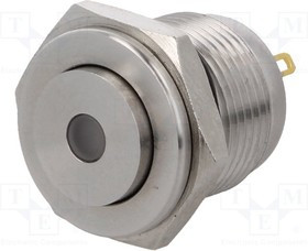 V16-10S-24G-S, Переключатель антивандальный, Положения 2, SPST-NO, 2A/36ВDC