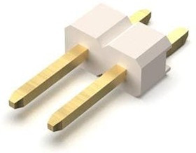 BG301-02-A-0540-L-B, Board to Board &amp; Mezzanine Connectors 2w, 2.54mm Pth Header, SIL, SMT, Horiz, GF, LCP Natural, T+R+C