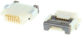 FH12-6S-0.5SH(55), FFC &amp; FPC Connectors 0.5MM 6 POS R/A BTTM SMT GLD