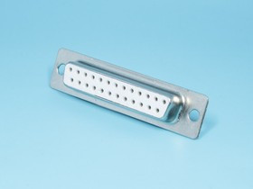 DB-25F, Разъем D-SUB 25 контактов, гнездо на кабель, пайка, тип 2