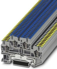 3036327, Клеммная колодка на DIN рейку, 4 вывод(-ов), 28 AWG, 12 AWG, 4 мм², Зажим, 22 А