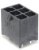 76829-0106, Mega-Fit Series Straight Through Hole PCB Header, 6 Contact(s), 5.7mm Pitch, 2 Row(s), Shrouded