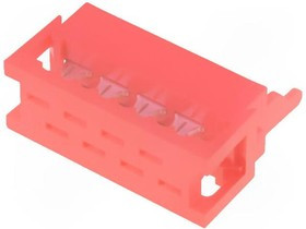 DS1015-01-08R6, Вилка IDC Micro Match на плоский кабель 8 контактов шаг 2.54мм 100В, 1.5А