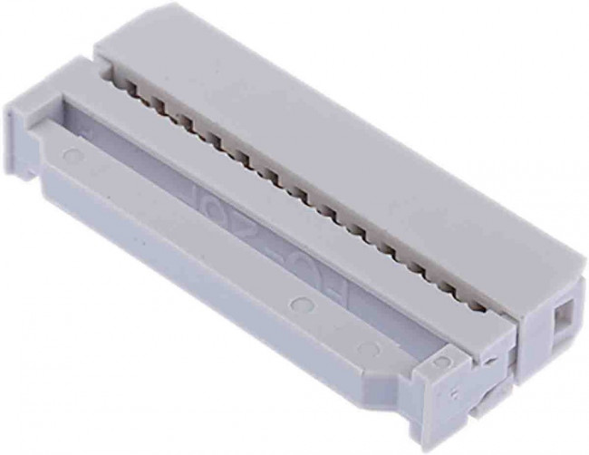 26-Way IDC Connector Socket for Cable Mount, 2-Row