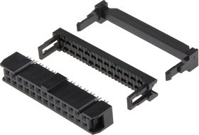 26-Way IDC Connector Socket for Cable Mount, 2-Row