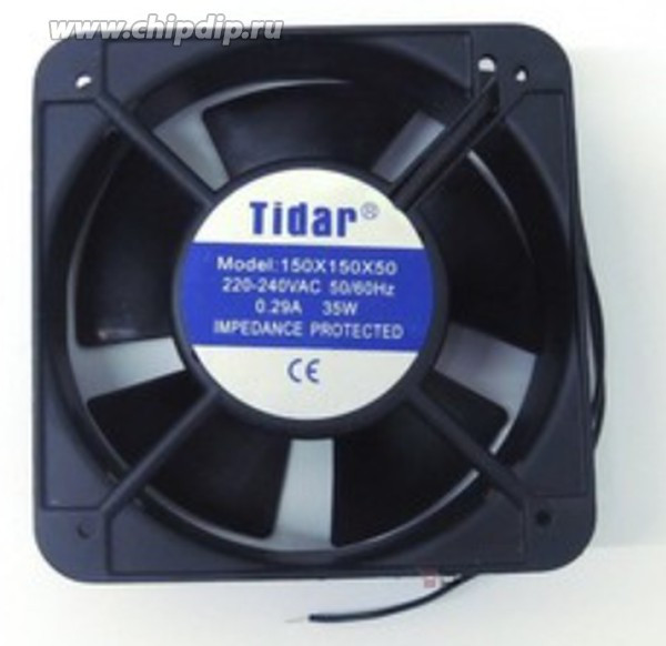 Вентилятор Tidar RQA15050HST / RQA 15050HST 220V 0.23/0.22 150x150x51