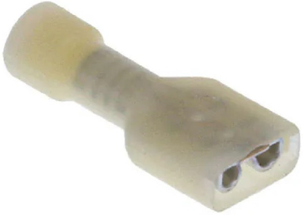 19003-0103, Terminals .187X .020 FEMALE YE EL FIQD CONT M-2210C