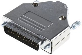 MP010165, D SUB CONN, PLUG, 25POS, DB, SOLDER CUP