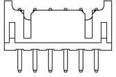 1-1470109-4, Board to Board &amp; Mezzanine Connectors 2.0mm Pitch Header Dip 14p