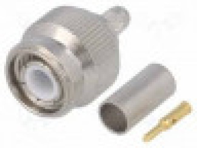 T1121A1-ND3G-1-50, Разъем РЧ / Коаксиальный, TNC Коаксиальный, Прямой Штекер, Обжимной, 50 Ом T1121A1-ND3G-1-50, Разъем РЧ / Коаксиальный, TNC Коаксиальный, Прямой Штекер, Обжимной, 50 Ом