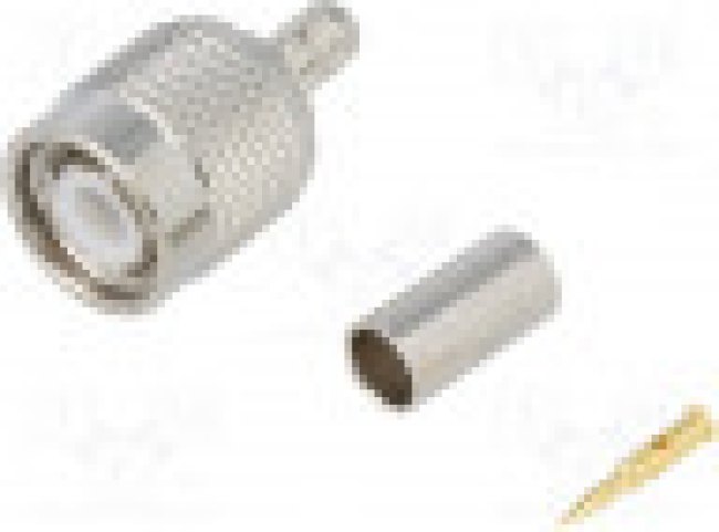 T1121A1-ND3G-1-50, Разъем РЧ / Коаксиальный, TNC Коаксиальный, Прямой Штекер, Обжимной, 50 Ом T1121A1-ND3G-1-50, Разъем РЧ / Коаксиальный, TNC Коаксиальный, Прямой Штекер, Обжимной, 50 Ом