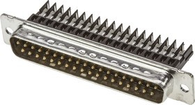 1-745498-5, Amplimite HDE-20 37 Way Cable Mount D-sub Connector Plug, 2.76mm Pitch