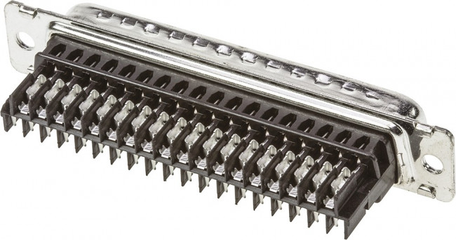 1-745498-5, Amplimite HDE-20 37 Way Cable Mount D-sub Connector Plug, 2.76mm Pitch