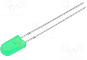 N0G35L70, LED; rectangular; 2.54x5mm; green; 18?25(typ)-40mcd; 50°; 20mA