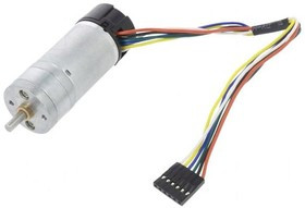 4881, Двигатель: DC, с энкодером, с редуктором, LP, 12ВDC, 1,1А, 4,4: 1