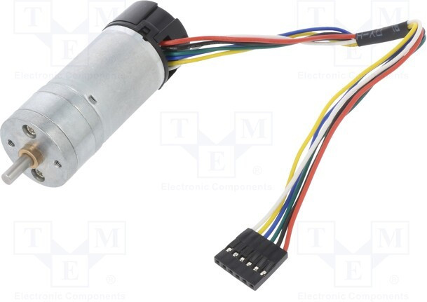 4881, Двигатель: DC, с энкодером, с редуктором, LP, 12ВDC, 1,1А, 4,4: 1