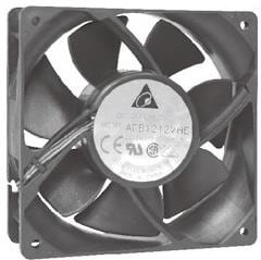 Вентилятор Delta Electronics AFB1212VH, AXIAL FAN, 120MM, 12V, 0.6A 120x25