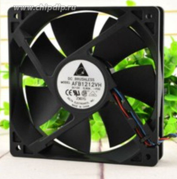 Вентилятор Delta Electronics AFB1212VH, AXIAL FAN, 120MM, 12V, 0.6A 120x25