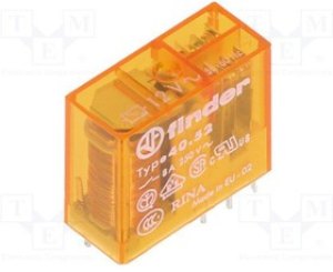 Relay, 2 Form C (NO/NC), 12 V (AC), 80 Ω, 8 A, 400 V (AC), 40.52.8.012.0000 Relay, 2 Form C (NO/NC), 12 V (AC), 80 Ω, 8 A, 400 V (AC), 40.52.8.012.0000