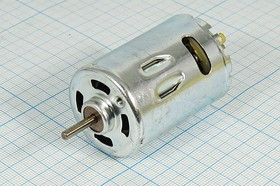 Двигатель постоянного тока 12В, 11000 об/мин; №двиг37 двиг 12В\0,52А\лев\11000\ 36x58m73\R540-4065