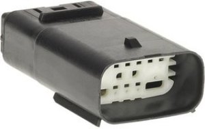 160112-6032, Automotive Connectors MX150 HYB BLD 2X6 BLK KEY A