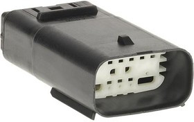 160112-6032, Automotive Connectors MX150 HYB BLD 2X6 BLK KEY A