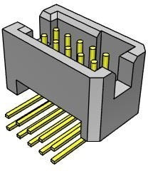 TFM-105-01-S-D-RA, Headers &amp; Wire Housings High-Reliability Tiger Eye Terminal Strips, .050" Pitch