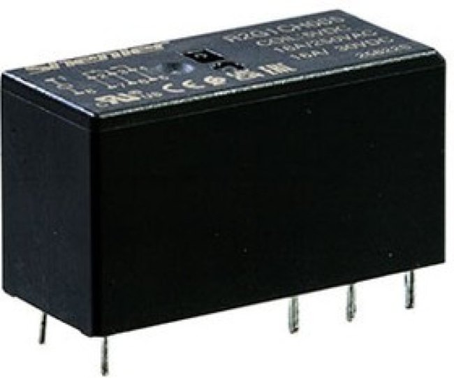 R2G1CH005, Реле миниатюрное 1пер. 5VDC, 16A/250VAC