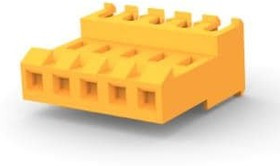 3-640599-5, Conn IDC Connector F 5Power POS 3.96mm IDT RA Cable Mount Box/Carton