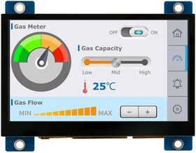 MDT0430GIHC-HDMI, TFT ЖК-дисплей, 4.3 ", 480 x 272 Pixels, Ландшафтный, RGB, 5В