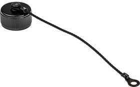 418-6033-11R0501-10, Amphenol 3 TV MIL-DTL-38999 Female Dust Cap, Shell Size 11, with Black Zinc Nickle Finish