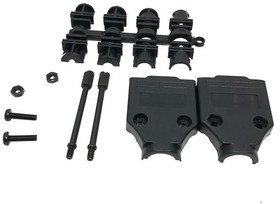 970-009-010R011, Корпус D Sub, ARMOR 970, DE, 180°, Корпус из АБС-пластика (Акрилонитрилбу тадиенстирола)