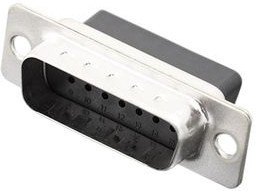 2101-0190-02, DA-15 D-Sub Connector, Plug, Crimp Terminal