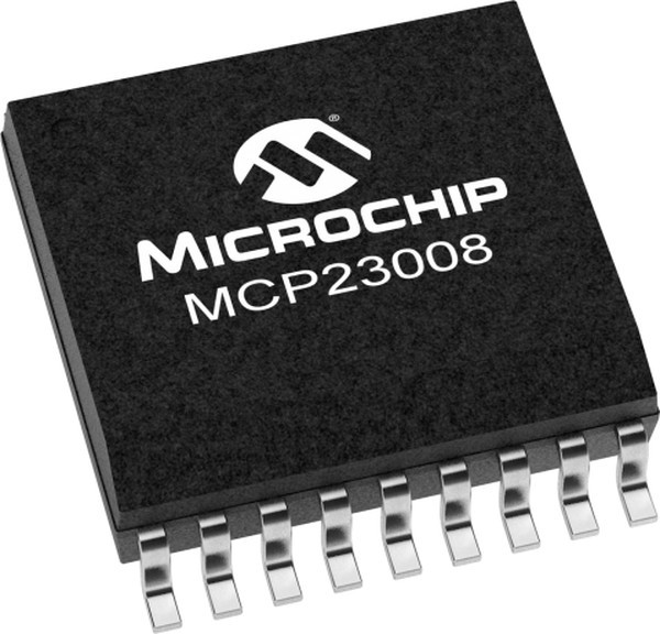 MCP23008T-E/SS, Расширитель I/O, 8бит, 1.7 МГц, I2C, 1.8 В, 5.5 В, SSOP