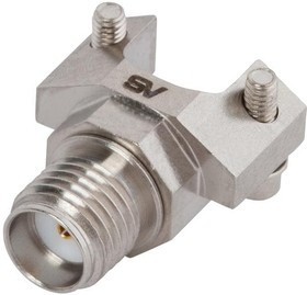 SF2921-61450, RF Connectors / Coaxial Connectors SMA F Solderless PCB Edge Mnt Conn 2 Hol