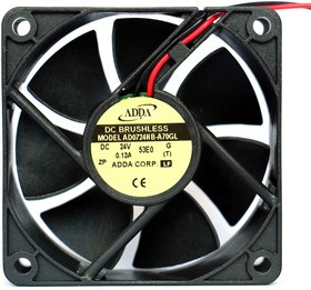 Вентилятор DC Brushless ADDA AD0724HB-A70GL DC 24v 0.13A 70x25 2pin