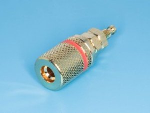 BPA-1R, Клемма на приборный блок 4мм, позолоченная, красная BPA-1R, Клемма на приборный блок 4мм, позолоченная, красная