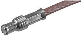 11_MCX-50-2-15/133_NH, Straight Cable Mount, MCX Connector , Plug, Coaxial