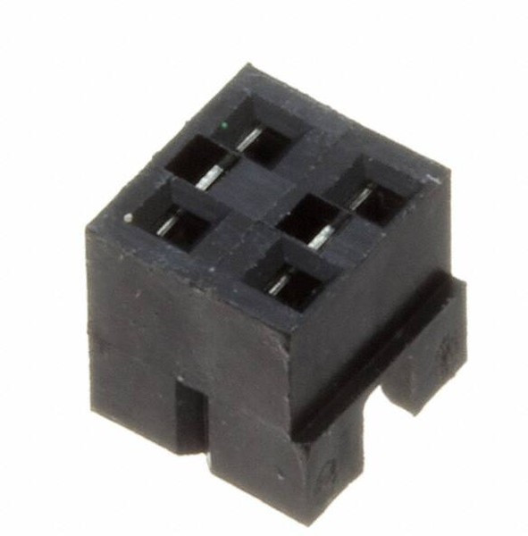 69145-204LF, JUMPER, 4POS, 2ROW, 2.54MM, BLACK 69145-204LF, JUMPER, 4POS, 2ROW, 2.54MM, BLACK