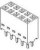 901512114, Conn Socket Strip RCP 14 POS 2.54mm Solder ST Top Entry Thru-Hole C-Grid Tube