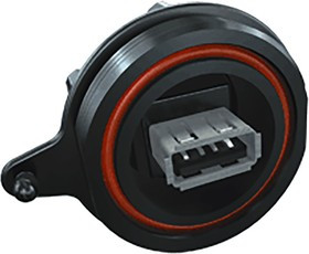 SCRU-01, Panel Mount, Socket Type A to B 2.0 IP68 USB Connector