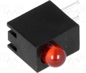 H30C-1SD, LED; в корпусе; красный; 3мм; Кол-во диод: 1; 20мА; 80°; 1,5?2,4В
