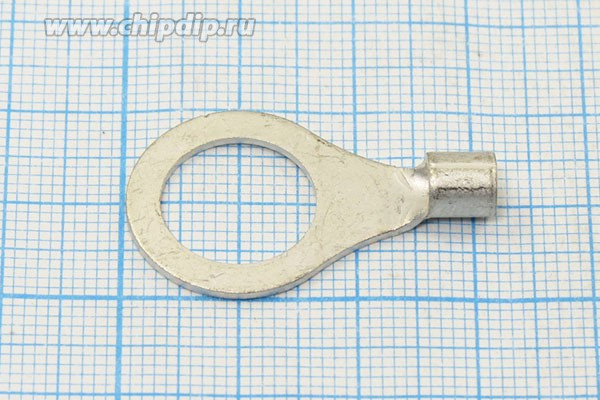 Клемма"O", d12,5мм, d19,2мм, 4-6,0мм2, 3,4мм, медь луженая