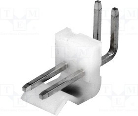 A3960WR-02P, Гнездо, провод-плата, "папа", 3,96мм, PIN: 2, THT, 250В, 7А, луженые