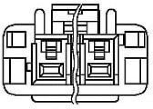 1-1376390-2, Automotive Connectors 5MM POWER KEY 4P PLUG HSG RED