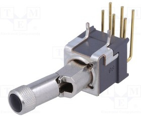 B22LH, Переключатель: тумблер; Пол: 2; DPDT; 0,4A/28ВAC; Выводы: под пайку