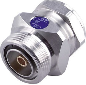 33_716-50-0-2/133_WE, Straight 50 RF Adapter 7/16 Plug to 7/16 Socket 7.5GHz