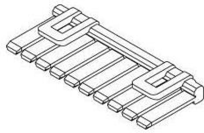 55767-1505, Headers &amp; Wire Housings 15CKT WTB RETAINER