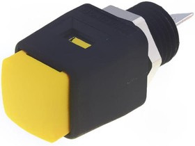 ESD498-YL, Зажим лабораторный, желтый, 70ВDC, 16А, винтами, никель, полиамид ESD498-YL, Зажим лабораторный, желтый, 70ВDC, 16А, винтами, никель, полиамид