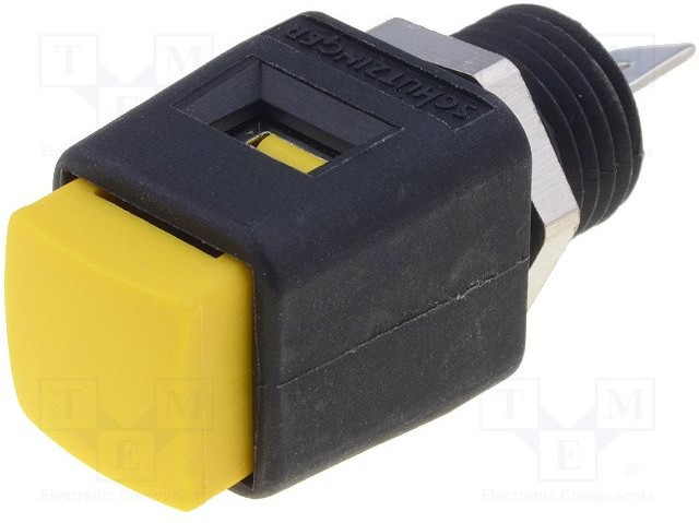 ESD498-YL, Зажим лабораторный, желтый, 70ВDC, 16А, винтами, никель, полиамид ESD498-YL, Зажим лабораторный, желтый, 70ВDC, 16А, винтами, никель, полиамид